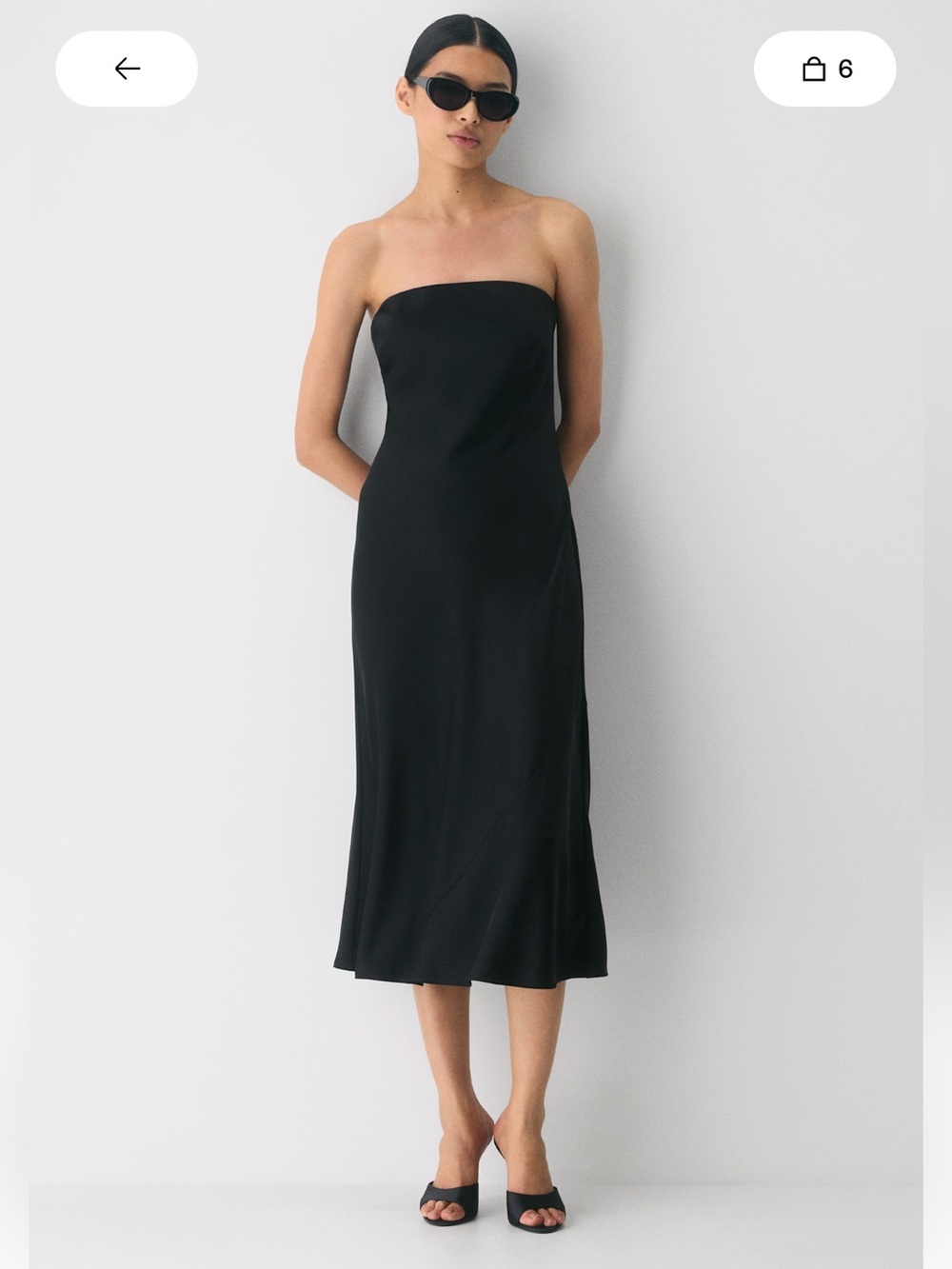 ARITZIA - Charmaine Satin Dress - Picture 3 of 6